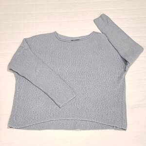 Valette patel baby blue chenille pullover Y2K sweater size Medium